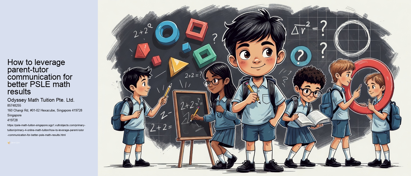 How to leverage parent-tutor communication for better PSLE math results
