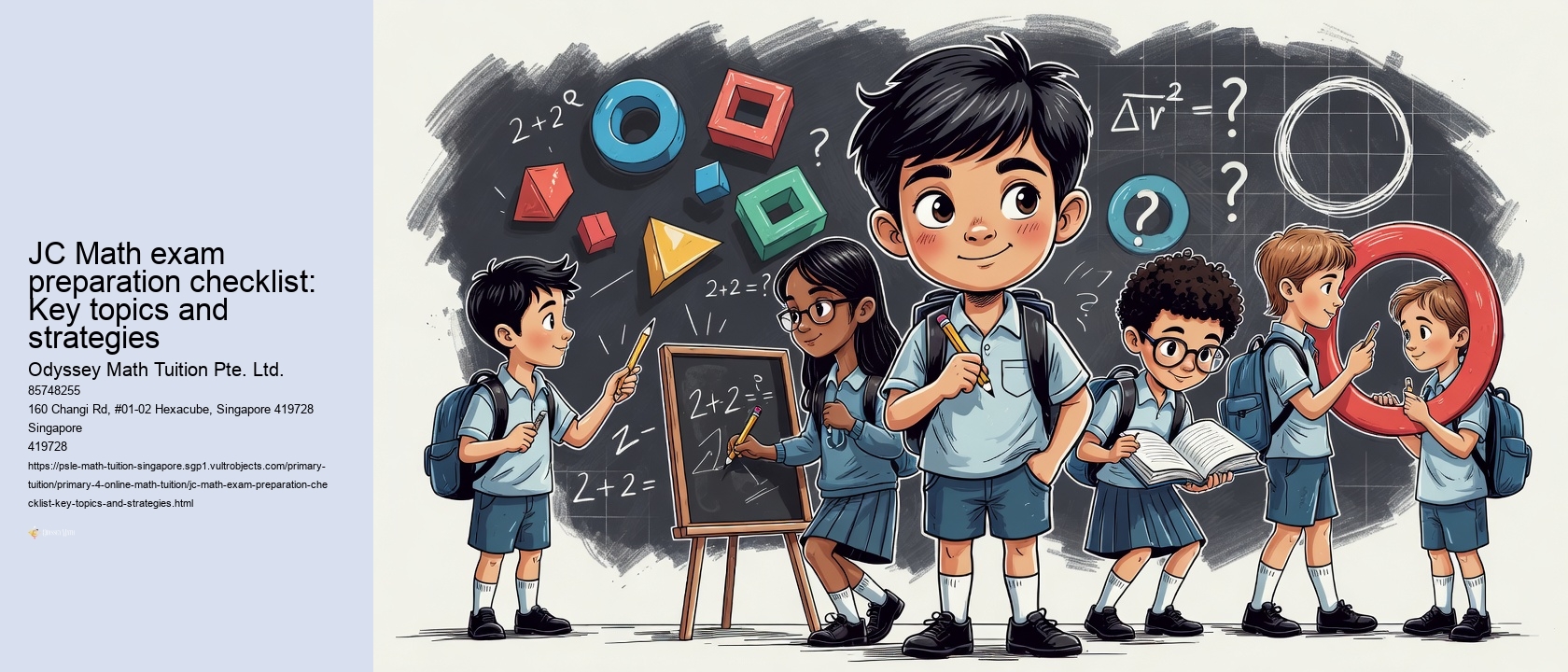 JC Math exam preparation checklist: Key topics and strategies