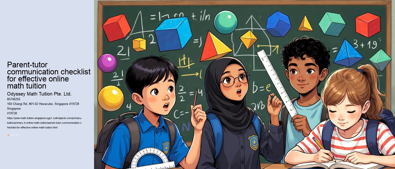 Parent-tutor communication: A checklist for online math tuition success